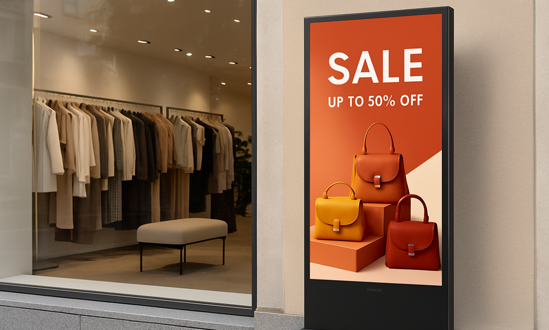 Etalagedisplays voor retail: trek meer klanten met digitale etalageschermen