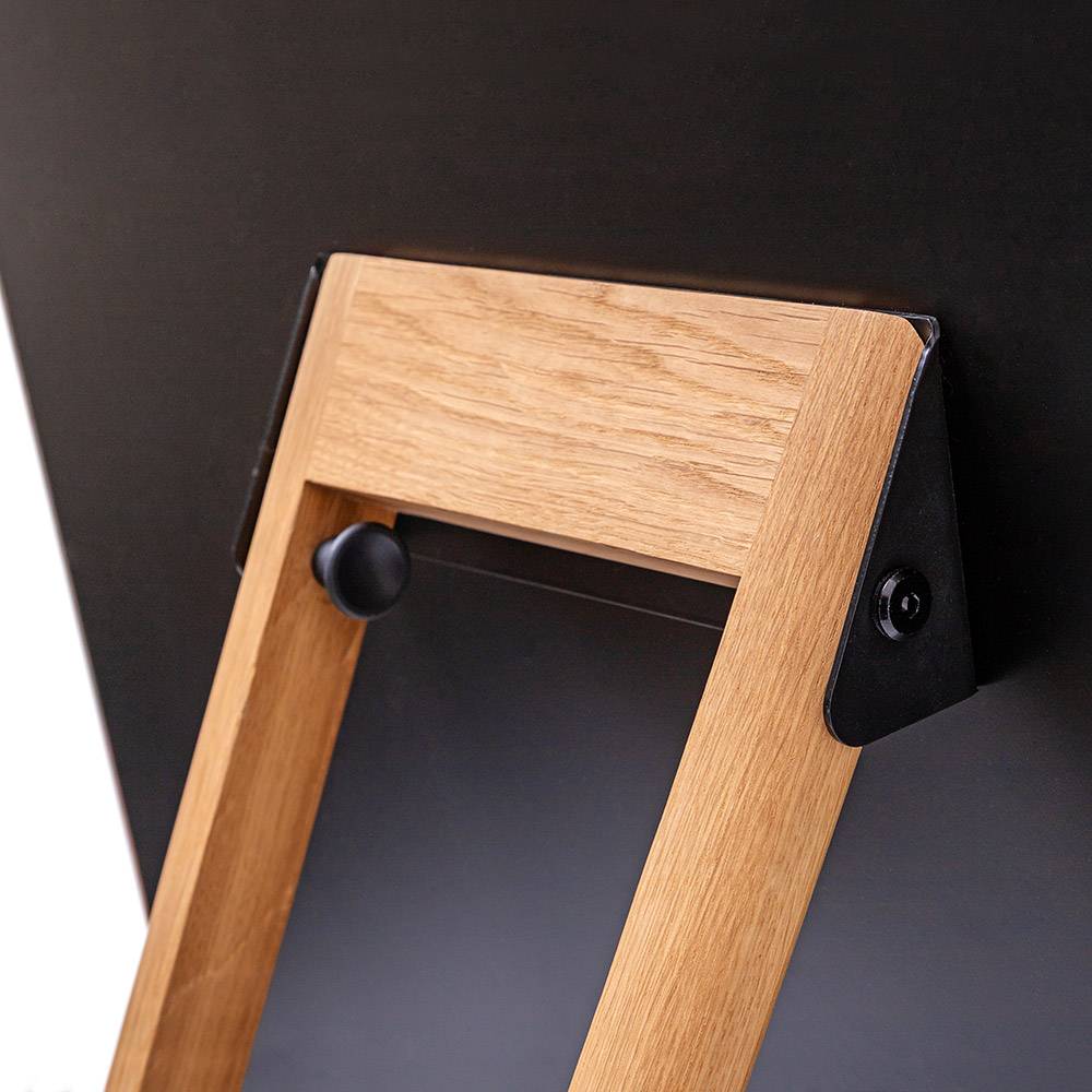 Digital A-Bord Element Eikenhouten Frame