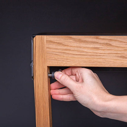 Digital A-Bord Element Eikenhouten Frame