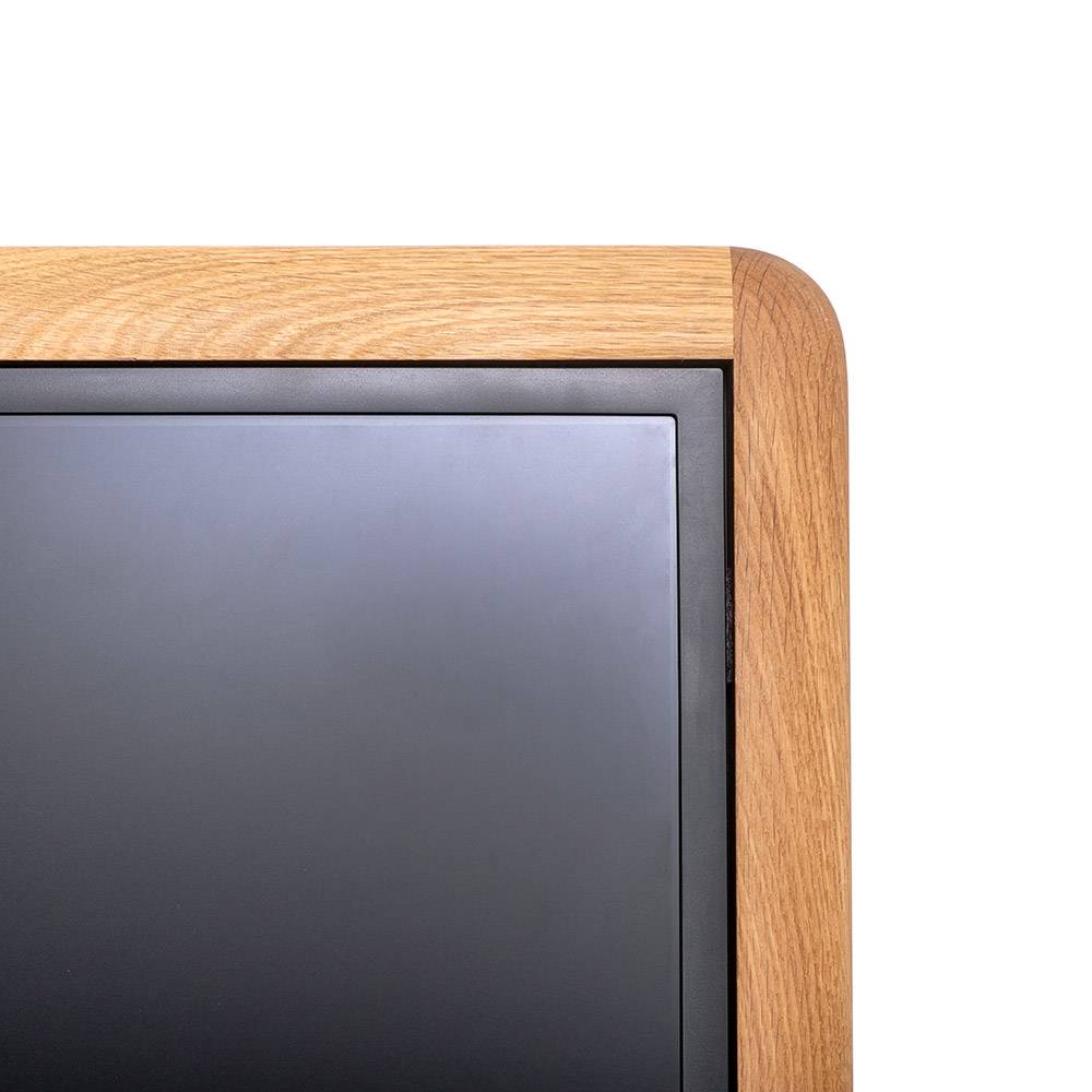 Digital A-Bord Element Eikenhouten Frame