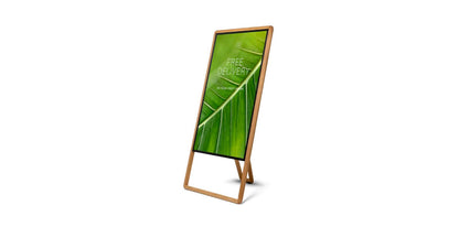 Digitaal A-Bord Element 43 inch Eikenhouten Frame