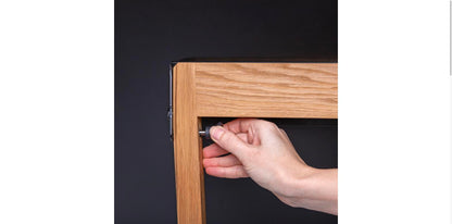 Digitaal A-Bord Element 43 inch Eikenhouten Frame